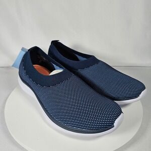 Easy Spirit Gotttobe2 Navy Knit Slip On Walking‎ Shoes Women's Size 9.5 M NIB